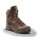 Lowa Military-Stiefel Arbeitsschuhe Breacher N GTX Mid (Nubukleder, wasserdicht) dunkelbraun Herren