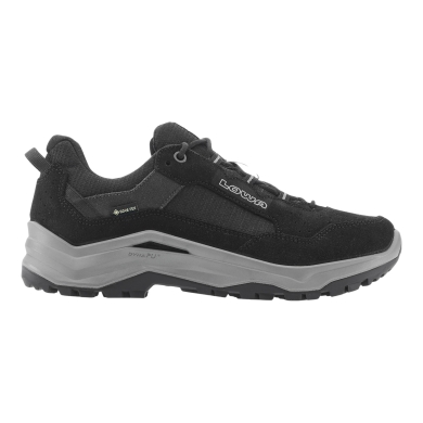 Lowa Wanderschuhe Ventierra LO GTX (Veloursleder/Textil, wasserdicht) schwarz/grau Herren