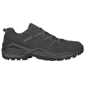 Lowa Wanderschuhe Sirkos Evo Low GTX (Veloursleder/Textil, wasserdicht) grau/blau Herren