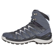 Lowa Wander-Travelschuhe Innox Pro Mid GTX (All-Terrain, Synthetik/Textil, wasserdicht) 2025 stahlblau/lachs Damen