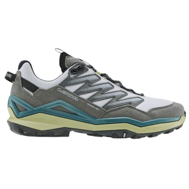 Lowa Wanderschuhe Maddox Pro Low (Fast-Hiking, Textil/Synthetik) grau/farn Herren