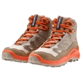 Lowa Wanderschuhe Maddox Pro Mid GTX Junior (Textil/Veloursleder, wasserdicht) braun/orange Kinder