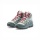 Lowa Wanderschuhe Maddox Pro Mid GTX Junior (Textil/Veloursleder, wasserdicht) petrol/pink Kinder