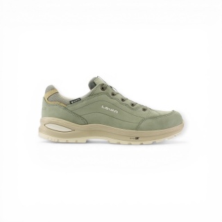 Lowa Wanderschuhe Renegade EVO Lo GTX (All-Terrain, Nubukleder, wasserdicht) sagegrün Damen
