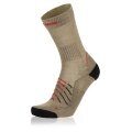 Lowa Wandersocke Crew Renegade (Merinowolle/Polyamid) steinbraun - 1 Paar