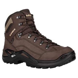 Lowa Wanderschuhe Renegade Mid GTX (All-Terrain, Nubukleder, wasserdicht) 2024 espressobraun Herren