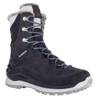 Lowa Winterstiefel Calceta EVO GTX (Veloursleder, wasserdicht) navyblau/eisblau Damen