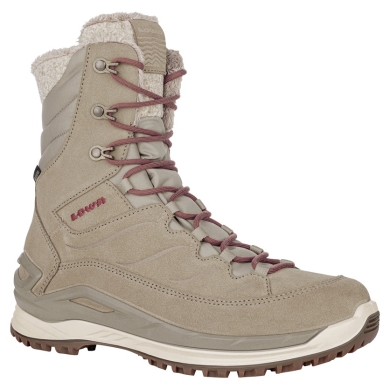 Lowa Winterstiefel Calceta EVO GTX (Veloursleder, wasserdicht) dune/terra Damen