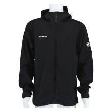 Mammut Hardshell-Wanderjacke Ducan Guide HS Hooded (leicht, wasserdicht, 3-Lagen-Laminat) schwarz Herren