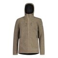 Maloja Fleecejacke AvisioM (mit Kapuze, Wolle) braun Herren