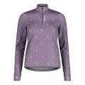 Maloja Halfzip-Langarmshirt SawangM Adventure Midlayer Shirt (warm, 4-Wege-Stretch) violett Damen