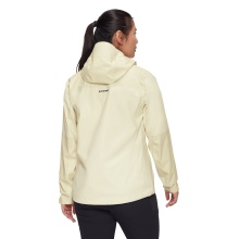 Mammut Hardshell-Wanderjacke Ducan Guide HS Hooded (leicht, wasserdicht, 3-Lagen-Laminat) beige/hellgelb Damen
