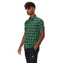 Mammut Wanderhemd Trovat Summer Kurzarm (Baumwolle-Mischung) strata grün/pinea Herren