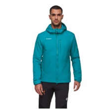 Mammut Wander-Isolationsjacke Rime IN Hooded (leicht, optimale Wärmeleistung) tealblau Herren