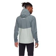 Mammut Wanderjacke Alto Guide Hardshell Hooded (atmungsaktiv, wasserdicht, PFC-frei) silber/grau Herren