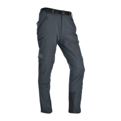 Maul Wander-Trekkinghose Eiger Alpin T-Zipp-Off 2in1 (lange Hose und Bermudas in einem) dunkelgrau Herren