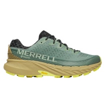 Merrell Trail-Laufschuhe Agility Peak 5 GTX (wasserdicht, Rock Plate) tealgrün/beige Herren