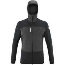 Millet Softshelljacke Fusion XCS Hoodie (winddicht, maximale Bewegungsfreiheit) schwarz/dunkelgrau Herren