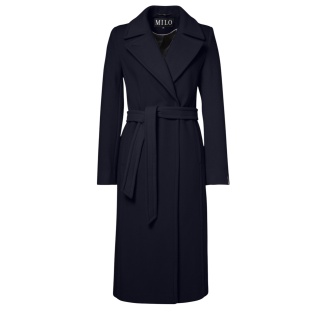 Milo Wintermantel Wanda (Wollmischung) navyblau Damen