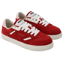 MoEa Sneaker Gen9 - Apple Red&Pink Suede - rot/weiss