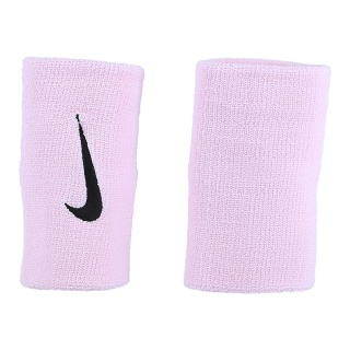 Nike Schweissband Tennis Premier Jumbo Promo 2026 rosa/schwarz - 2 Stück