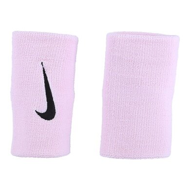 Nike Schweissband Tennis Premier Jumbo Promo 2026 rosa/schwarz - 2 Stück