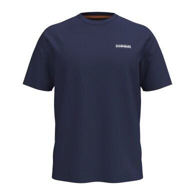 Napapijri Freizeit-Tshirt S-Flint (Baumwolle) navyblau Herren
