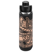 Nike Trinkflasche Recharge Chug Bottle Edelstahl schwarz/apricot 709ml