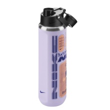 Nike Trinkflasche Recharge Chug Bottle Edelstahl violett 709ml