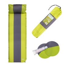 Nils Camp Isomatte NC4349 (selbstaufblasend, Kopfkissen) grün/grau 193x58x5cm