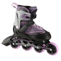 Nils Extreme Inline Skates NA11008 (Rollen: 76/80mm/82A, Kugellager: ABEC 7) grau/violett Damen
