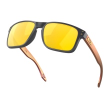 Oakley Sonnenbrille Holbrook Polarisiert (Glasfarbe: Prizm 24k polarized) matt carbongrau - 1 Brille