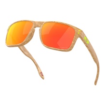Oakley Sonnenbrille Holbrook Polarisiert (Glasfarbe: Prizm ruby polarized) matt beige/braun - 1 Brille