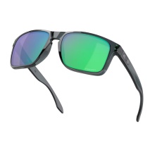 Oakley Sonnenbrille Holbrook XL (Glasfarbe: Prizm jade) kristallschwarz - 1 Brille