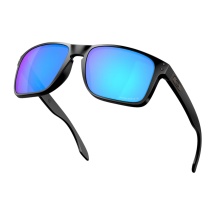 Oakley Sonnenbrille Holbrook XL Polarisiert (Glasfarbe: Prizm sapphire polarized) schwarz matt - 1 Brille