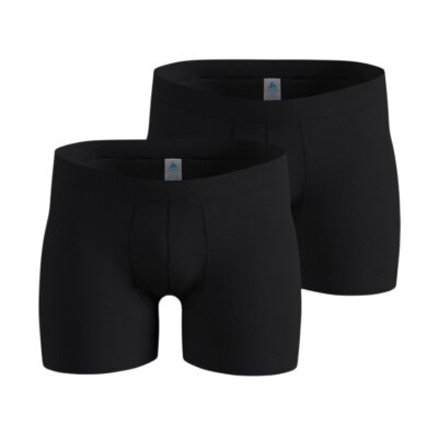 Odlo Unterwäsche Boxershort Active Light (leicht, atmungsaktiv) schwarz Herren - 2er Pack