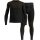Odlo Funktionsunterwäsche-Set Fundamentals Performance Warm (Langarmshirt und lange Hose) schwarz/braun Herren
