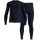 Odlo Funktionsunterwäsche-Set Fundamentals Performance Warm (Langarmshirt und lange Hose) dunkelblau Herren