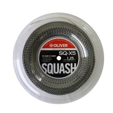 OLIVER Squashsaite SQ X5 Wave grau/weiss 200m Rolle