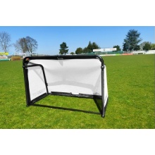 Powershot Mini-Fussballtor faltbar aus Aluminium (wetterfest) 1,5m x 1m - weiss -