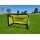Powershot Mini-Fussballtor faltbar aus Aluminium (wetterfest) 1,5m x 1m - gelb -