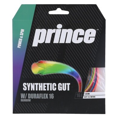 Prince Tennissaite Synthetic Gut Duraflex Limited Edition (Allround+Haltbarkeit) bunt 12m Set