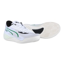 Puma Hallen-Indoorschuhe All-Pro Nitro weiss/grau Herren