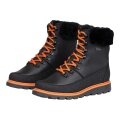 Pomar Winterstiefel PÄIVI GTX (VIVIANI-Leder, wasserdicht, extrem warm, Lammfell gefüttert) schwarz/orange Damen