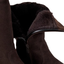 Pomar Winterstiefel UTU Curling GTX (Veloursleder, wasserdicht, extrem warm, gefüttert) barkbraun Damen