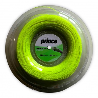 Prince Tennissaite Synthetic Gut mit Duraflex (Allround+Haltbarkeit) gelb 200m Rolle