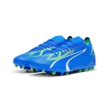 Puma Fussballschuhe Ultra Match MG (für festen Boden/Kunstoberflächen) blau/grün Herren