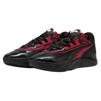 Puma Hallen-Indoorschuhe Scoot Zeros II SCRRRT (Basketball) schwarz/rot Herren
