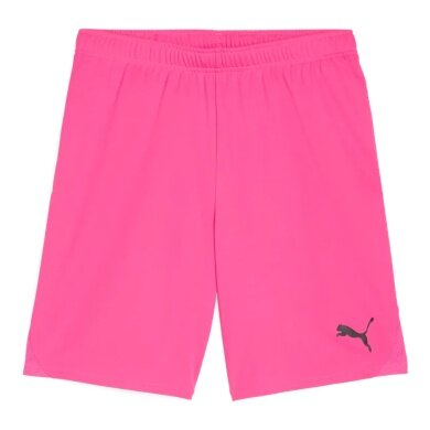 Puma Sporthose teamGOAL Shorts (100% rec. Polyester) kurz neonpink Herren