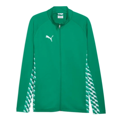 Puma Trainingsjacke teamLIGA26 Training Jacket (Full-Zip, 100% rec. Polyester, atmungsaktiv) grün Herren